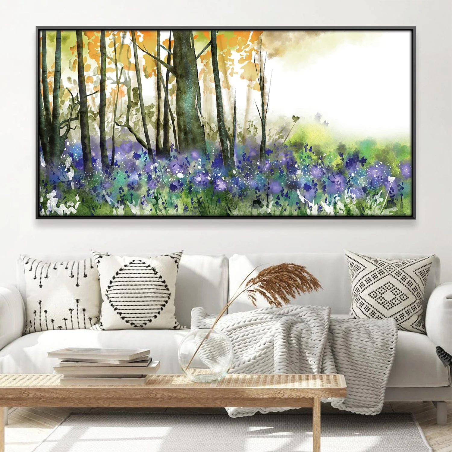 Bluebloom Forest Canvas