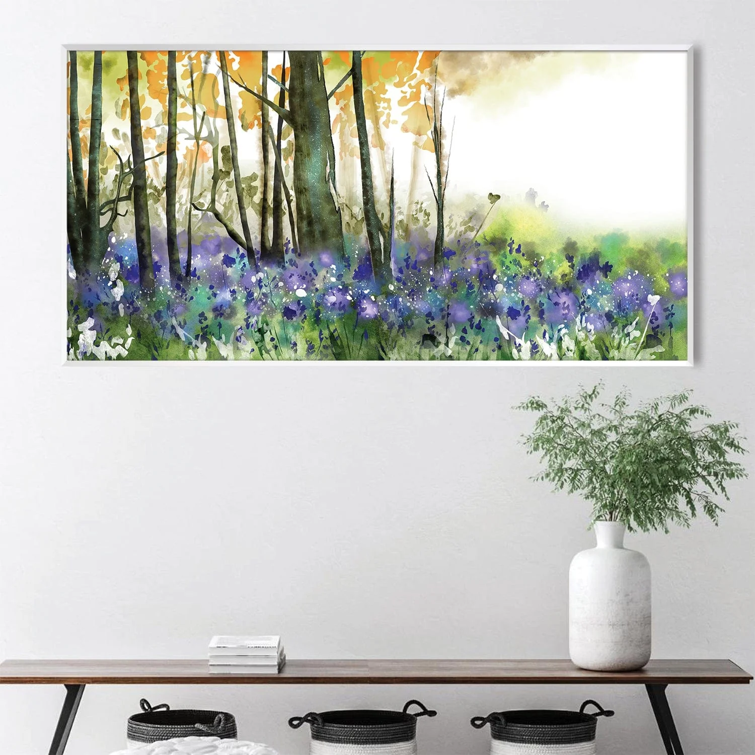Bluebloom Forest Canvas - Image 3