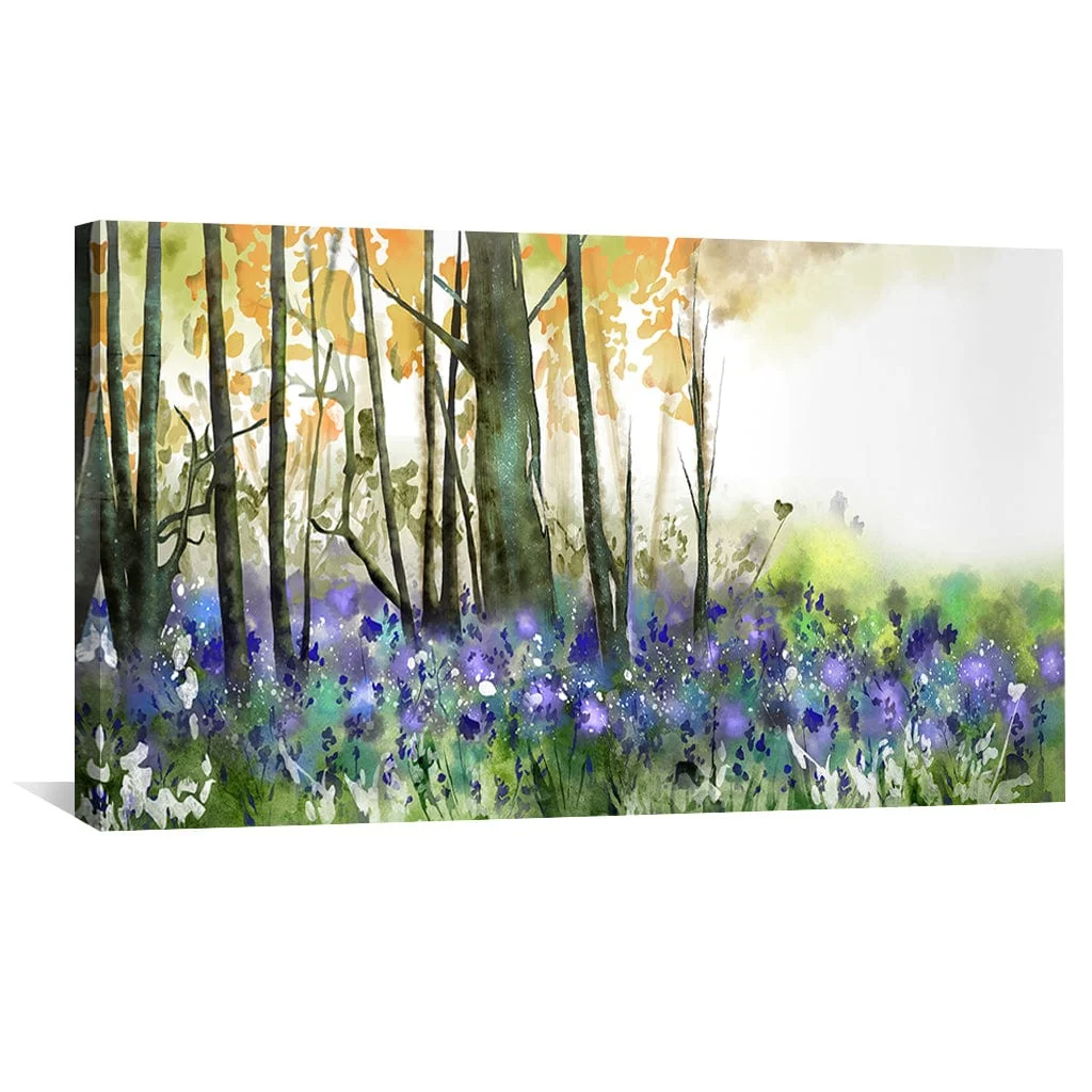 Bluebloom Forest Canvas - Image 4