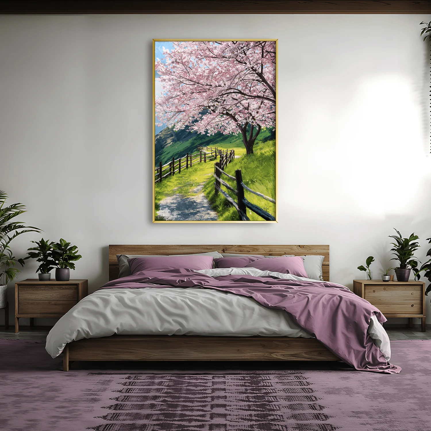 Breeze Through Bloomfields Canvas - Image 2