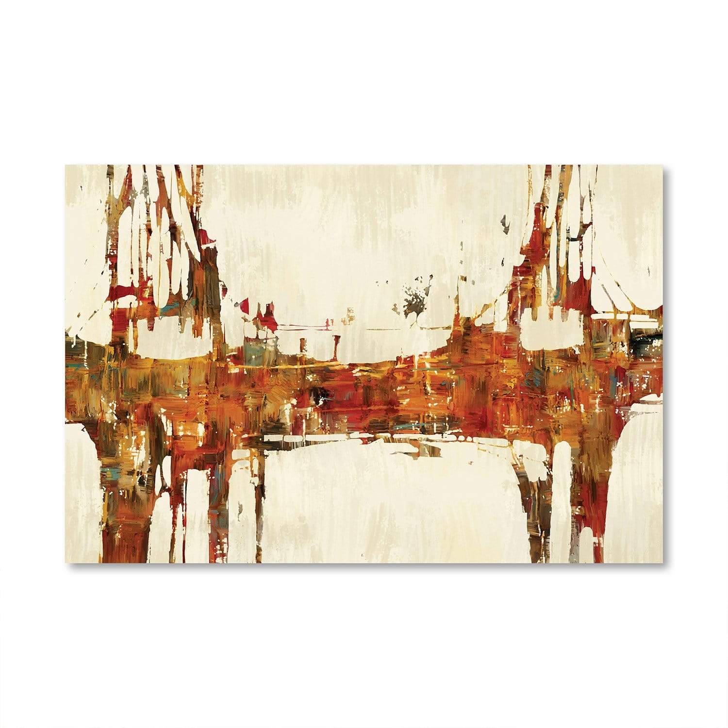 Bronze Expressionism Canvas - Image 3