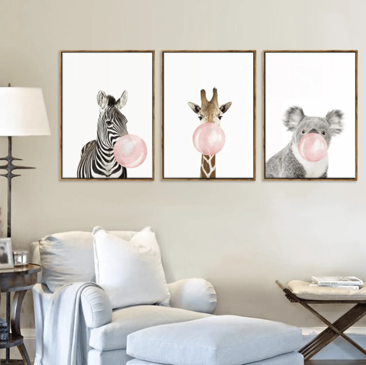Bubble Gum Zoo Canvas - Image 3