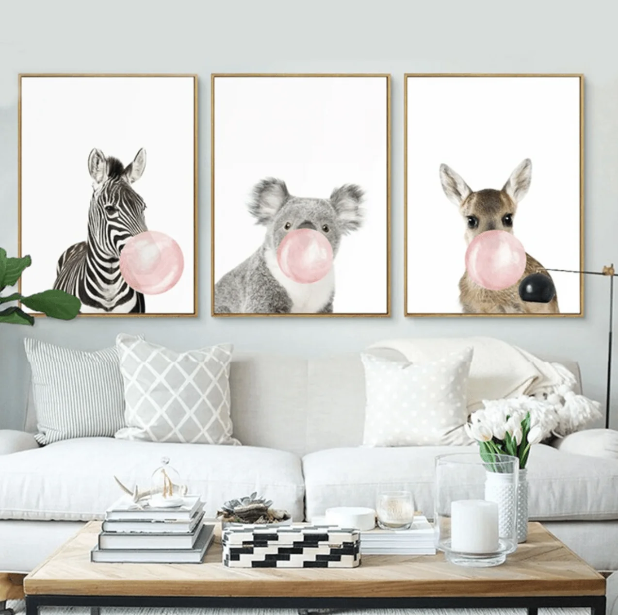Bubble Gum Zoo Canvas - Image 4