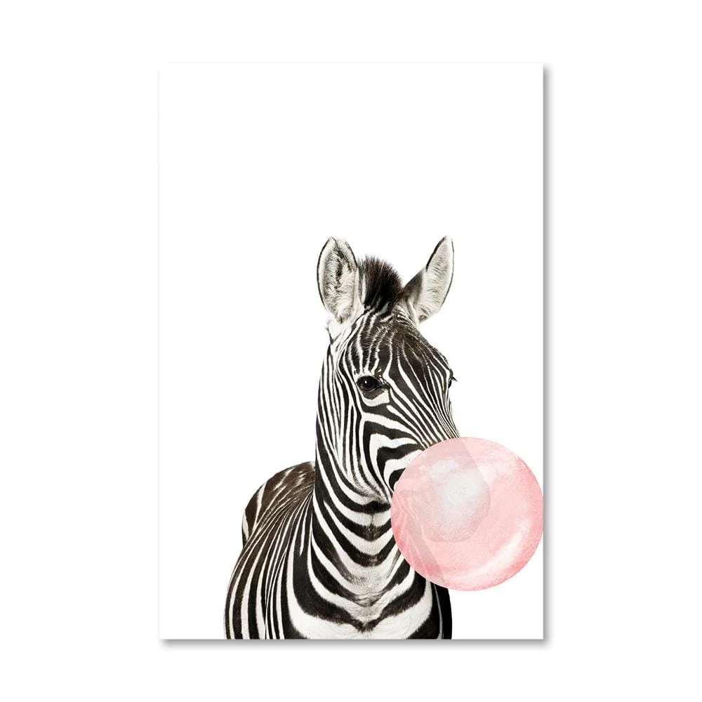 Bubble Gum Zoo Canvas - Image 7