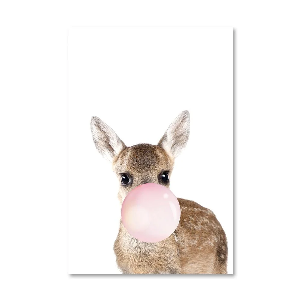 Bubble Gum Zoo Canvas - Image 9