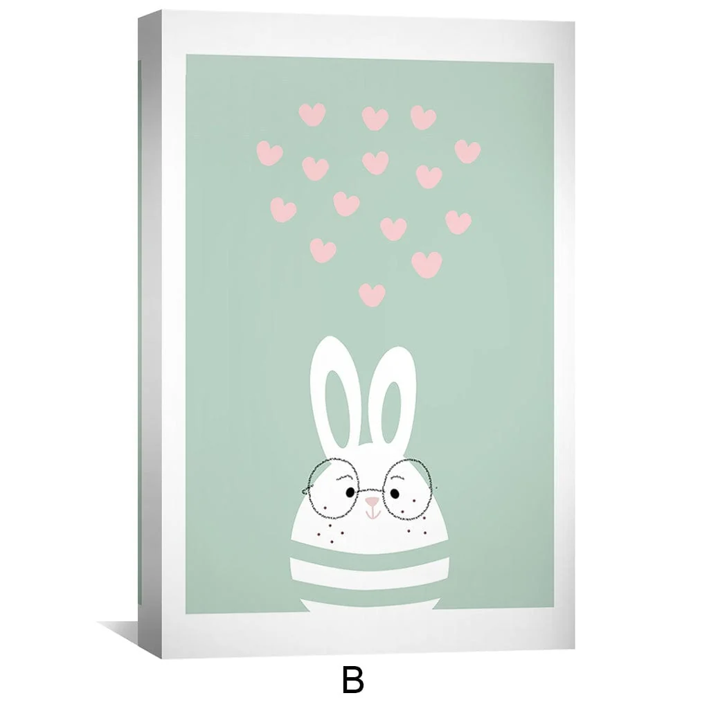Bunny Love Trio Canvas - Image 3