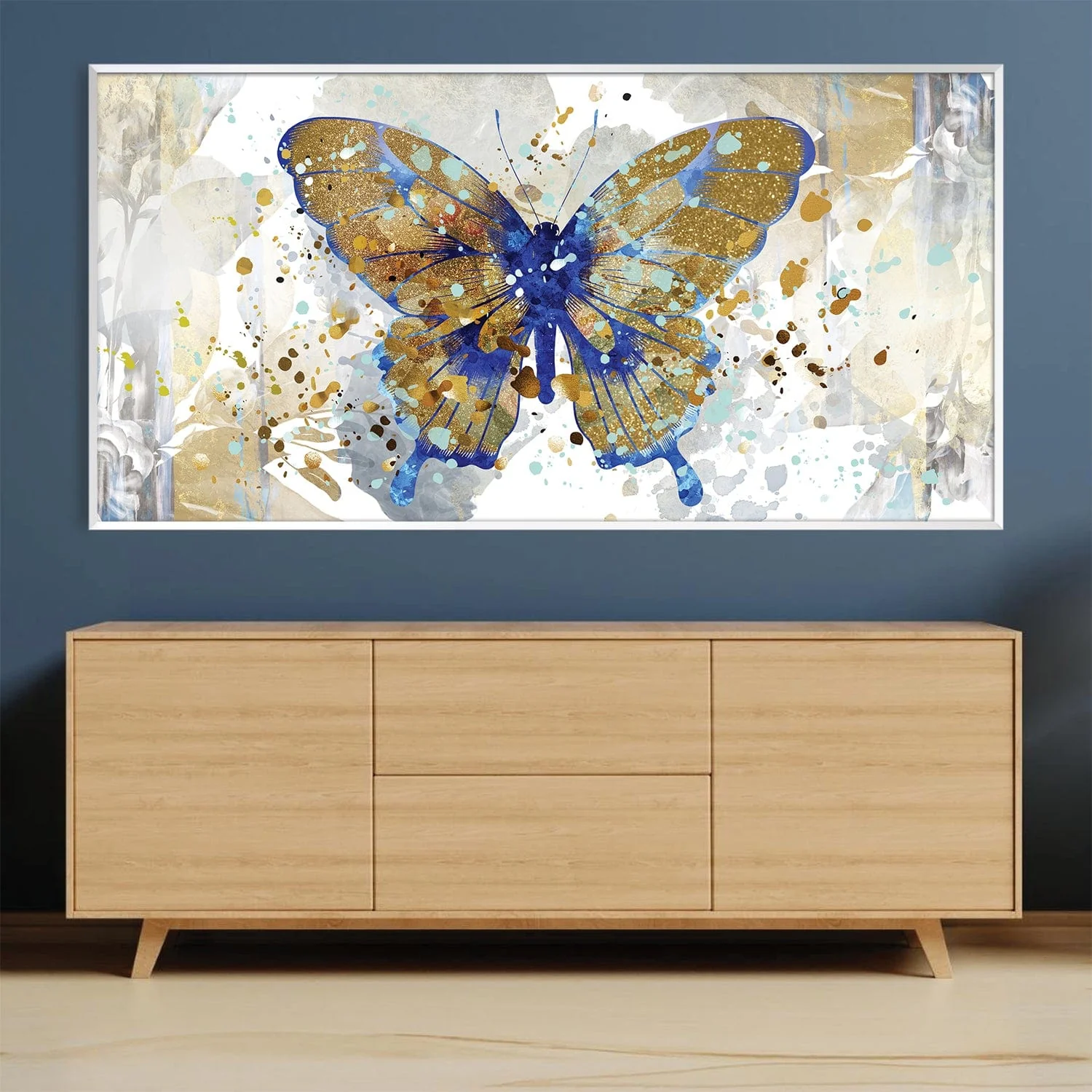Butterfly Abstract Canvas - Image 3