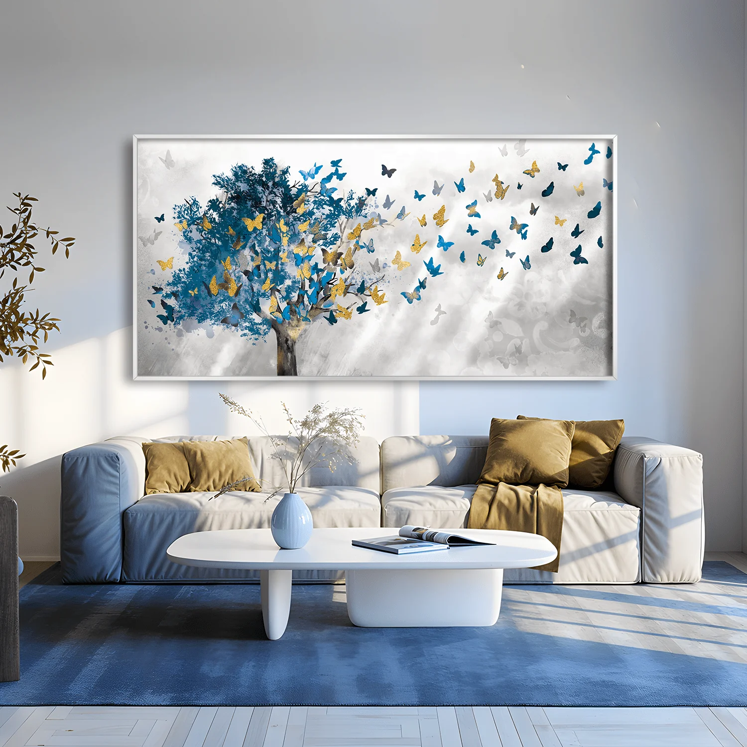 Butterfly Leaves Canvas - Image 3