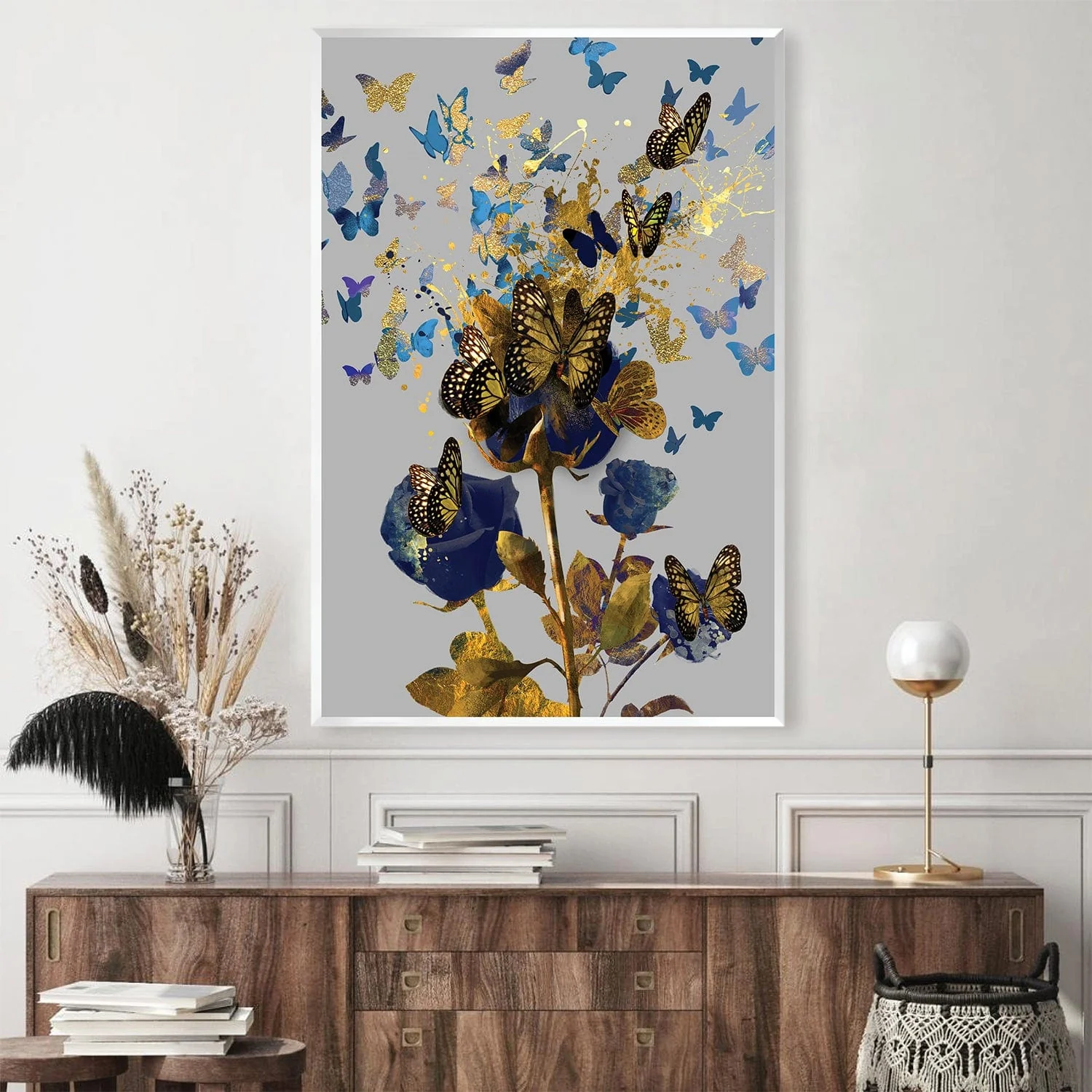Butterfly Rose Canvas - Image 3