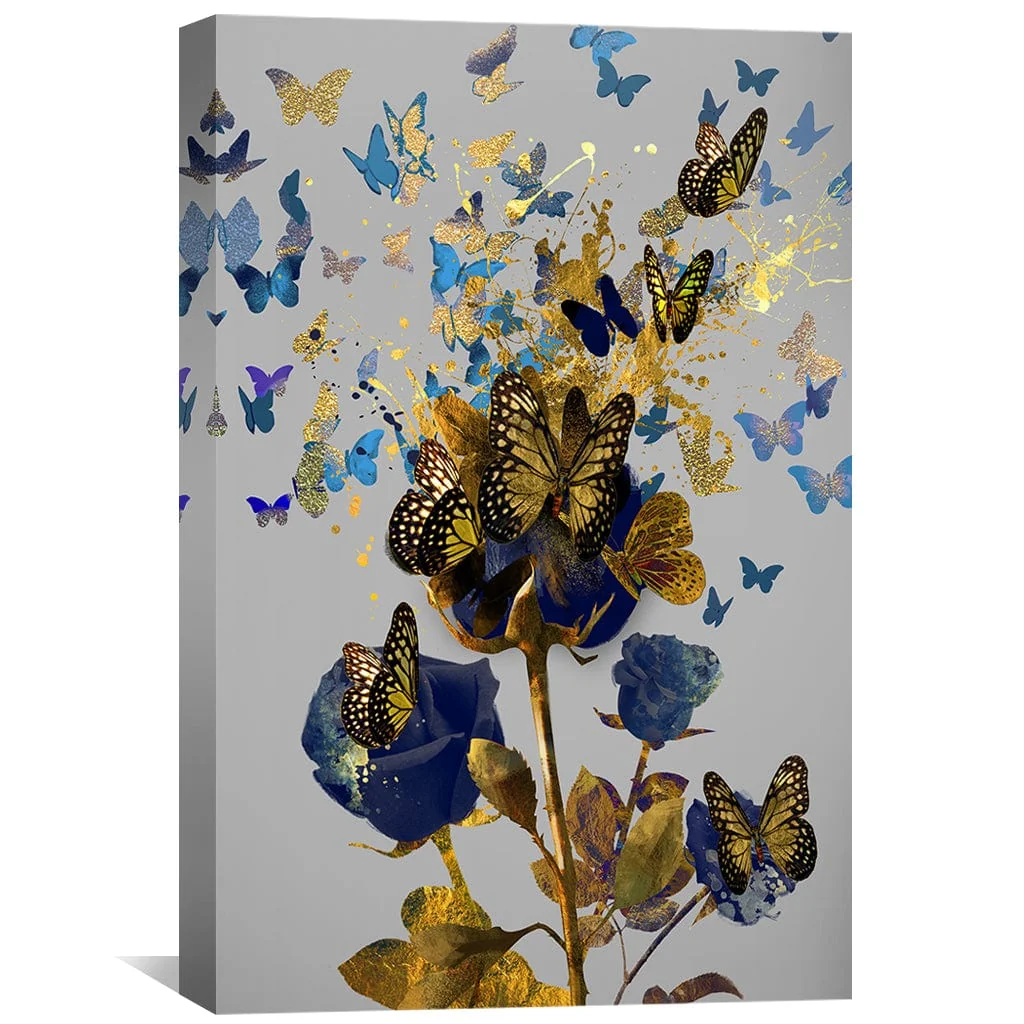 Butterfly Rose Canvas - Image 4