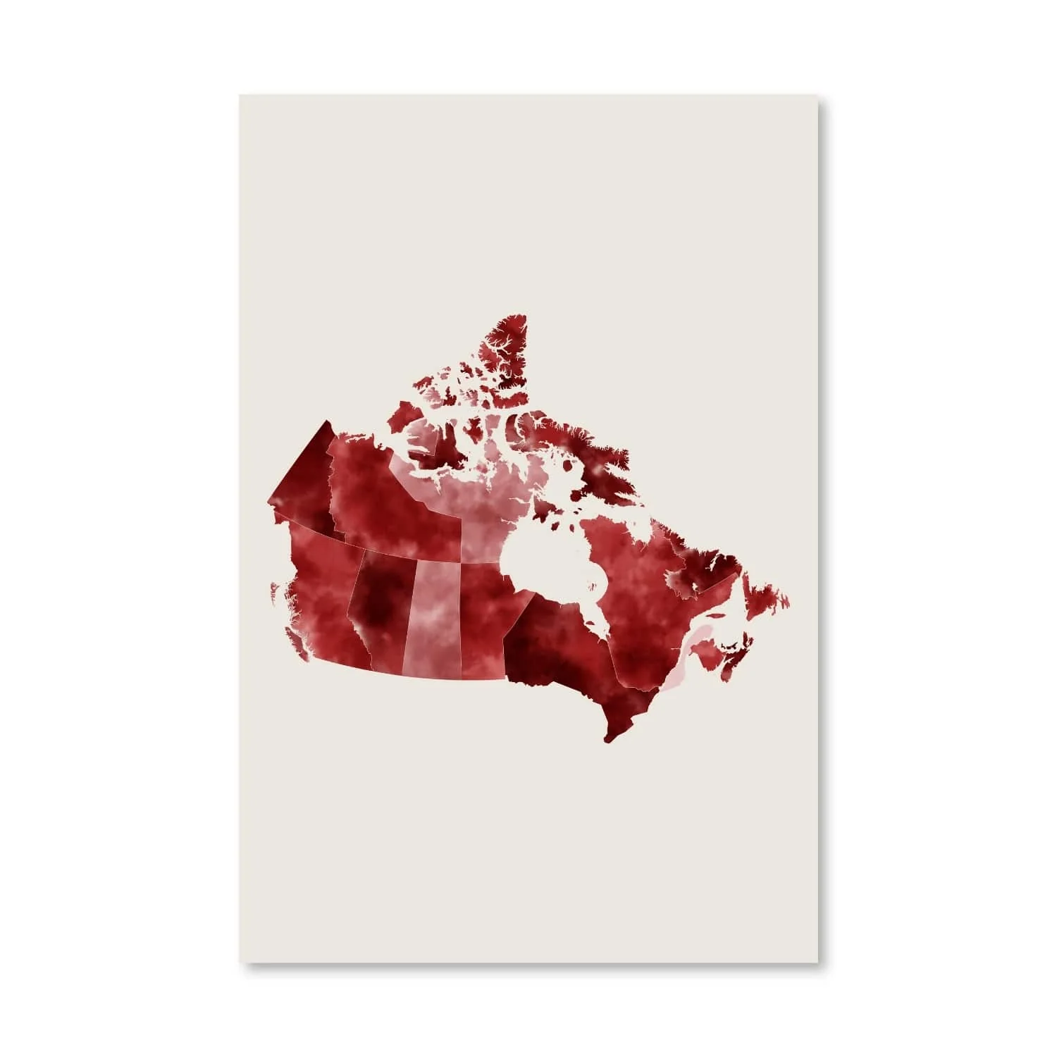 Canada Watercolor Canvas - Image 3