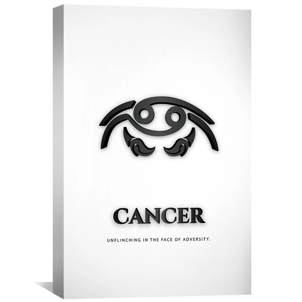 Cancer - White Canvas - Image 2