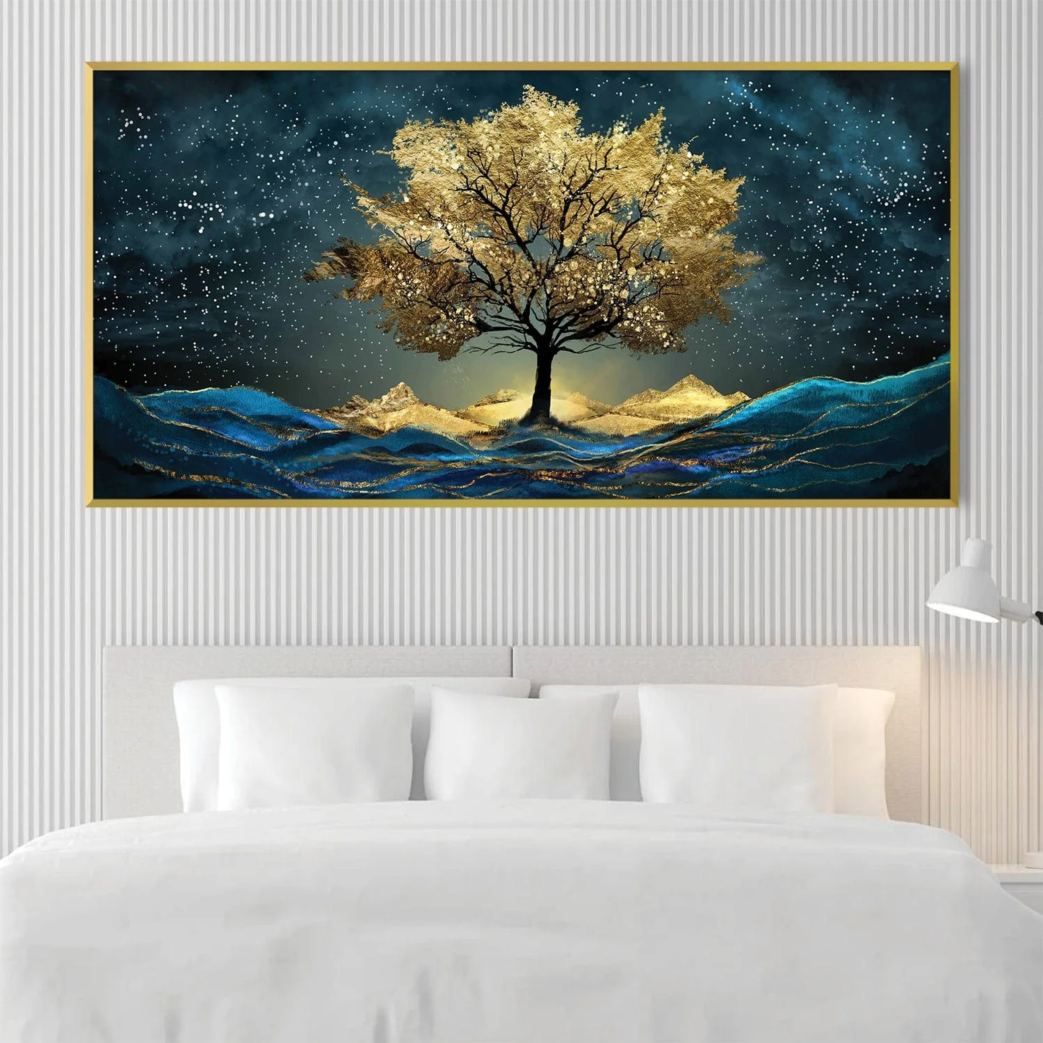 Celestial Golden Tree Canvas - Image 2