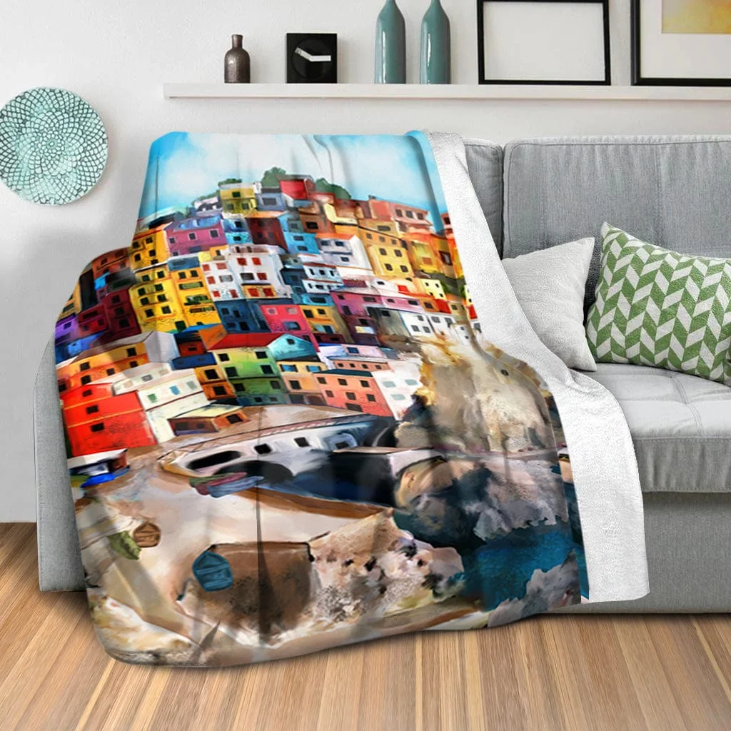 Cinque Terre Blanket - Image 2