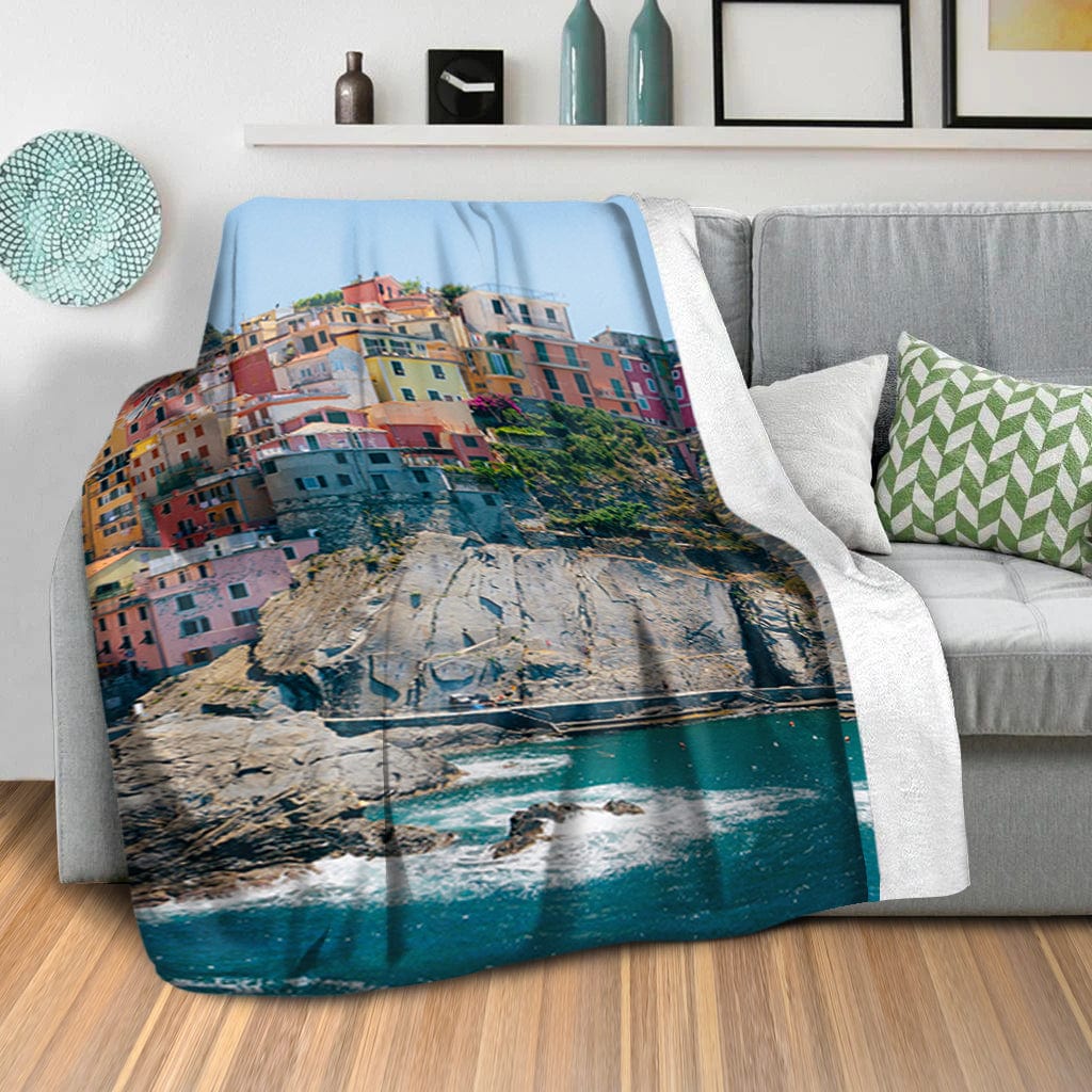 Cinque Terre Coastline Blanket - Image 2