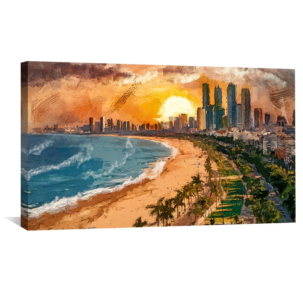 City Beachscape Canvas - Image 4