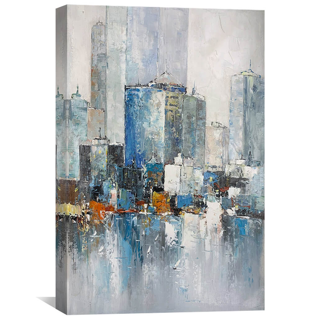 City Beauty Oil Painting