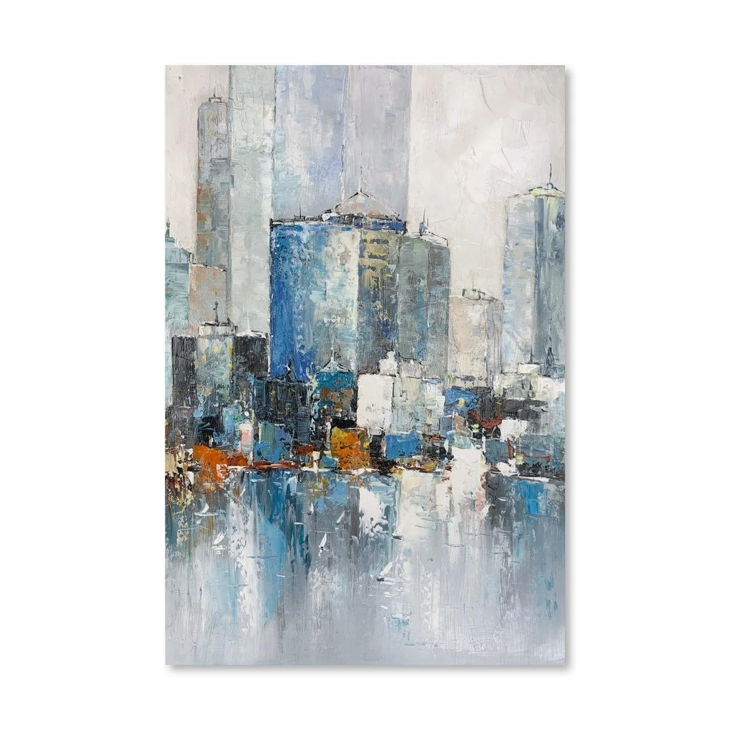 City Beauty Oil Painting - Image 3