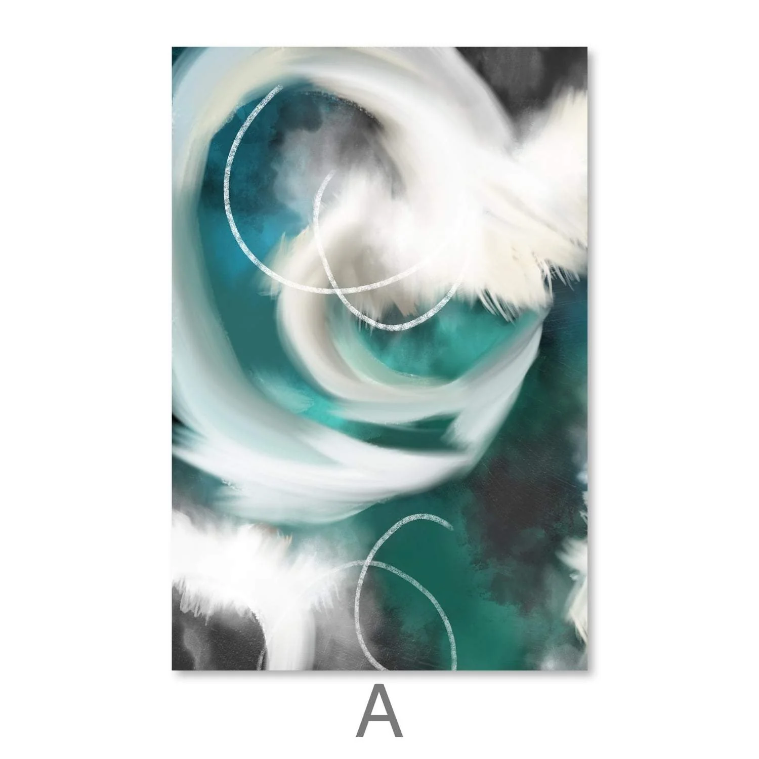 Clouded Abstract Canvas - Image 5