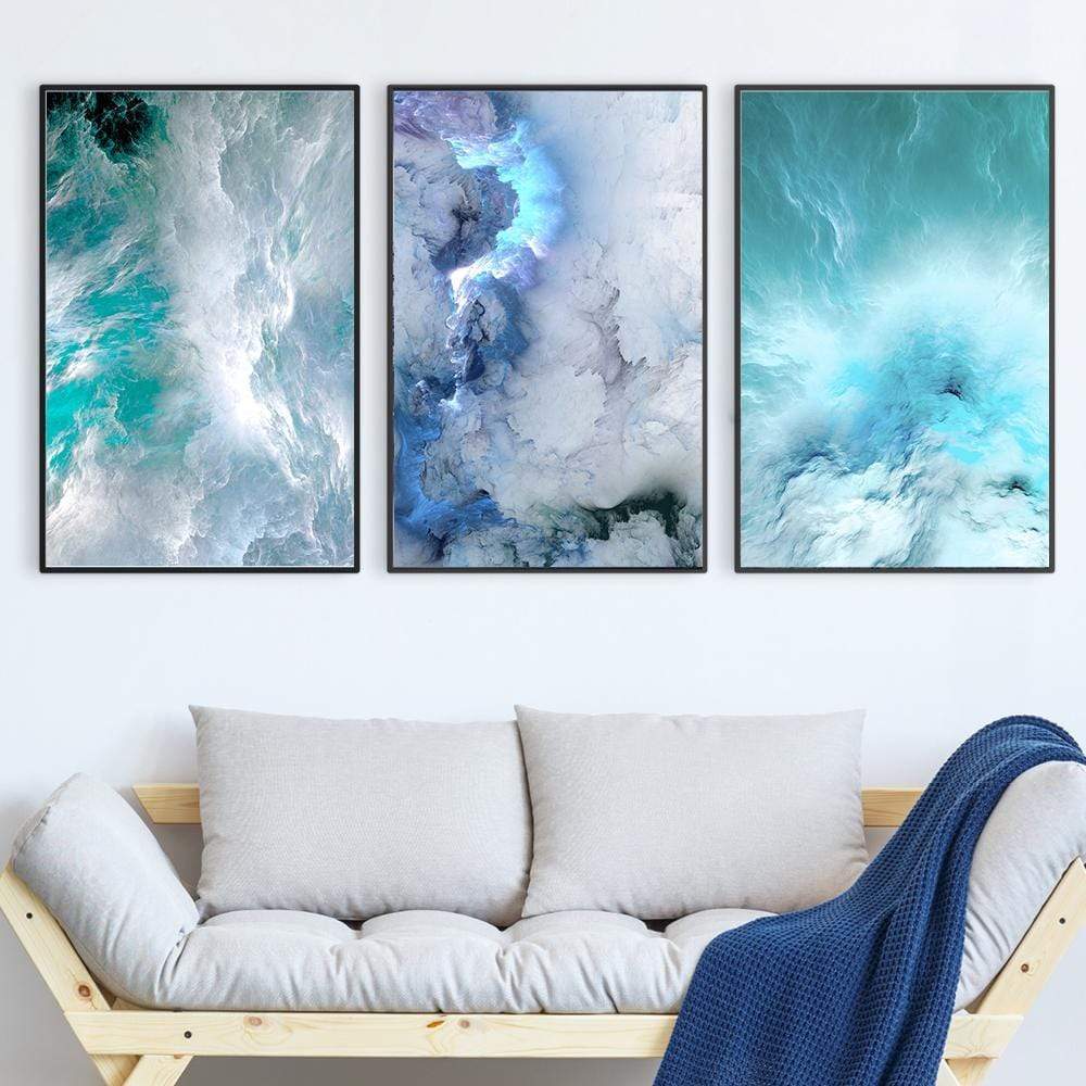 Cloudy Wave Canvas - Image 3