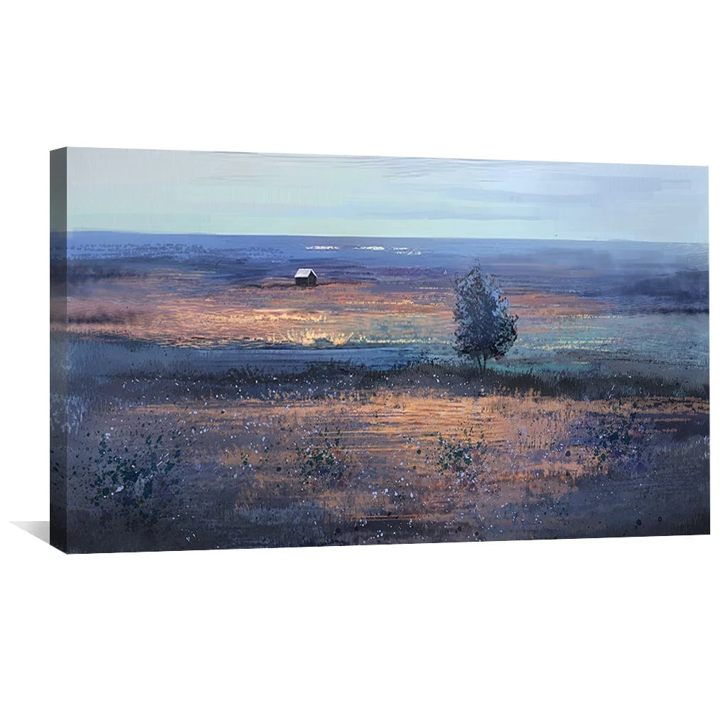 Cobalt Fields Canvas - Image 4