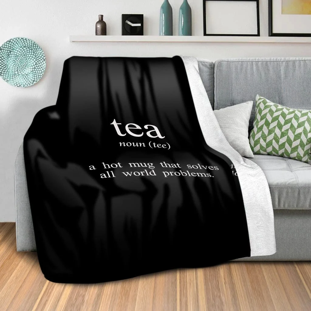 Coffee and Tea B Blanket - Image 2