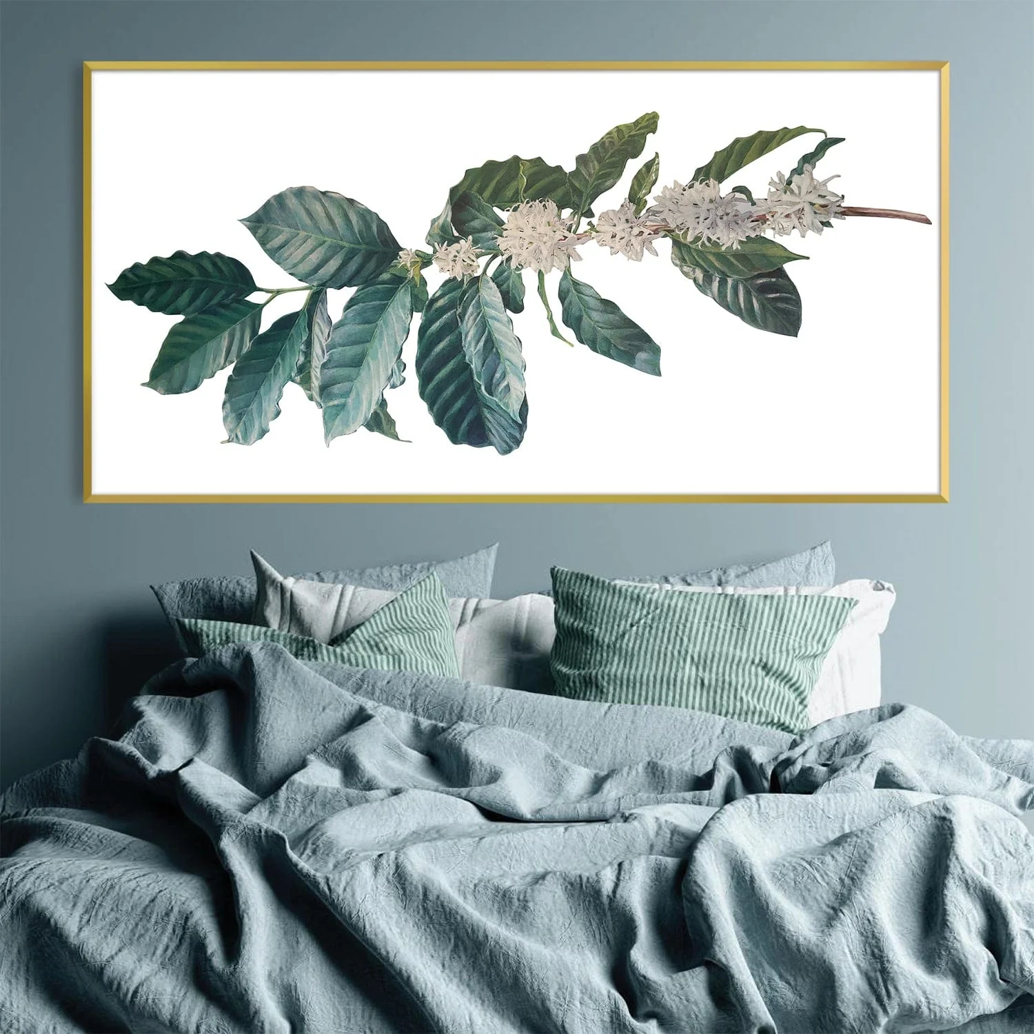 Coffee Leaves Canvas - Image 2