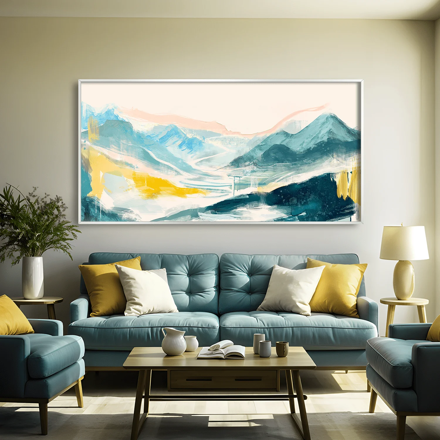 Colorswept Valley Canvas - Image 3
