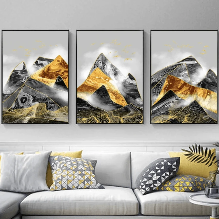 Contrasting Mountains Canvas - Image 3