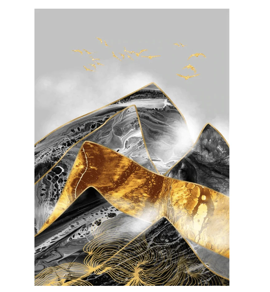 Contrasting Mountains Canvas - Image 6