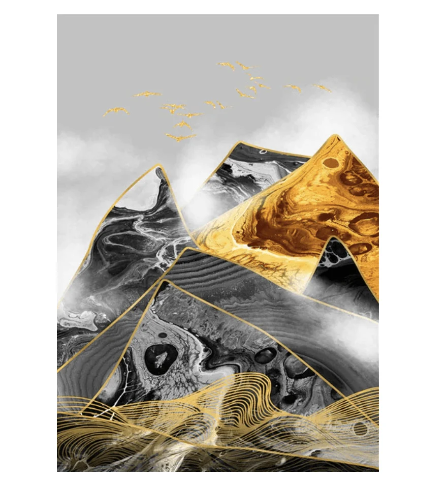 Contrasting Mountains Canvas - Image 8