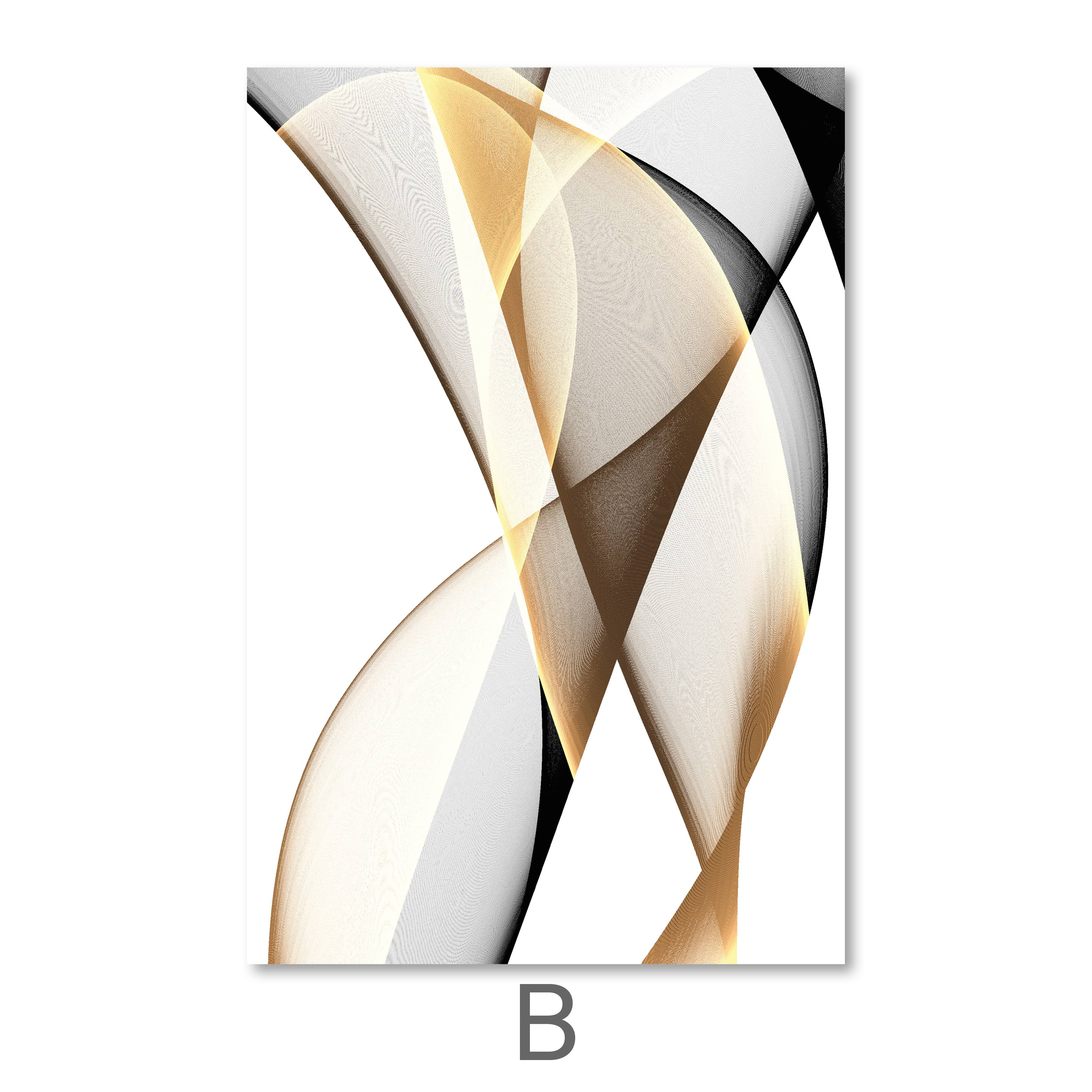 Contrasting Waves Canvas - Image 6