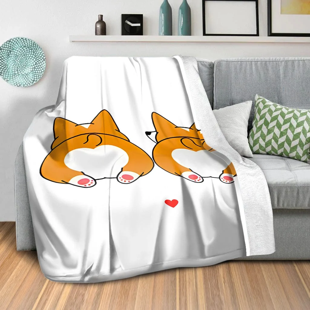 Corgi Butt Love Blanket - Image 2