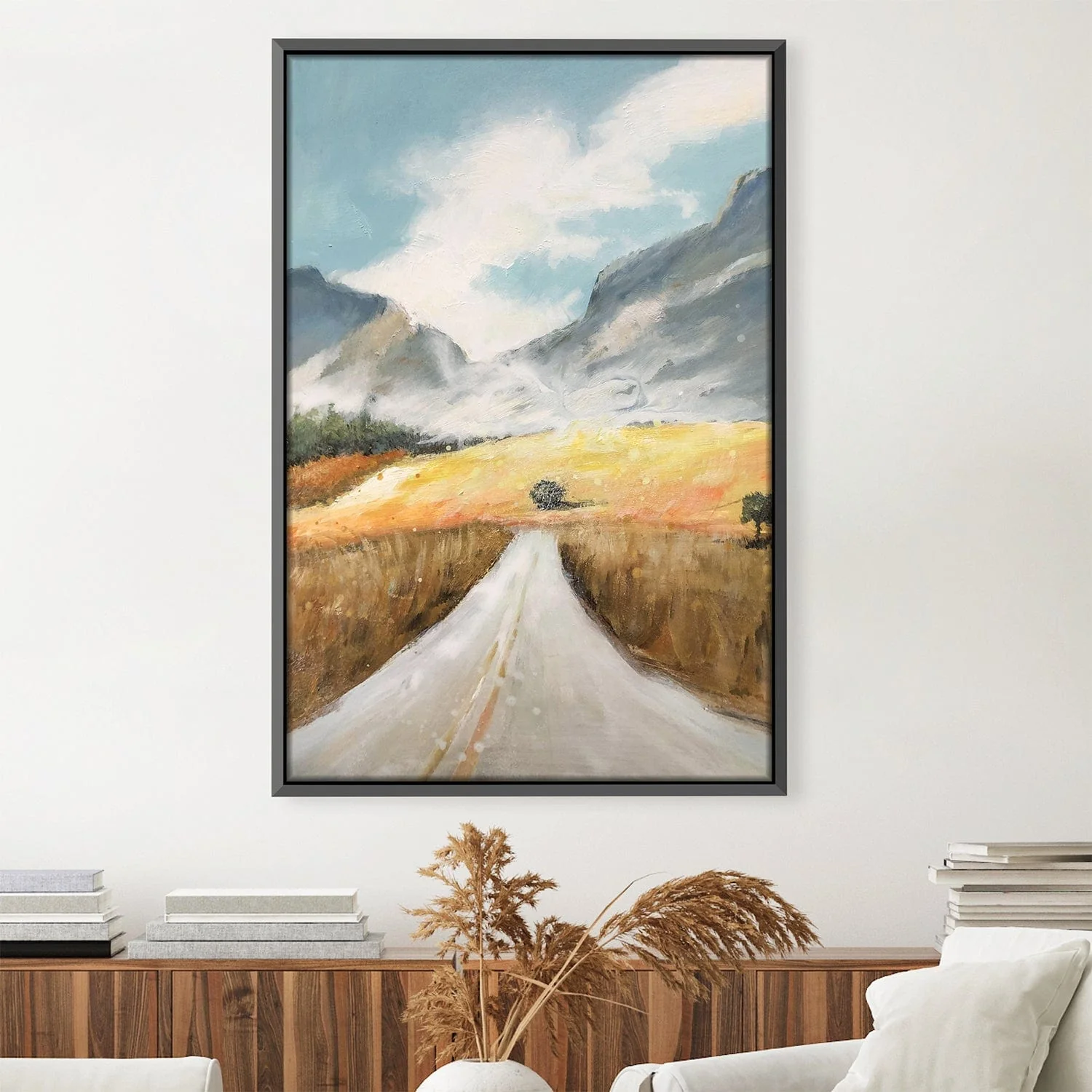 Country Road Oil Painting - Image 2