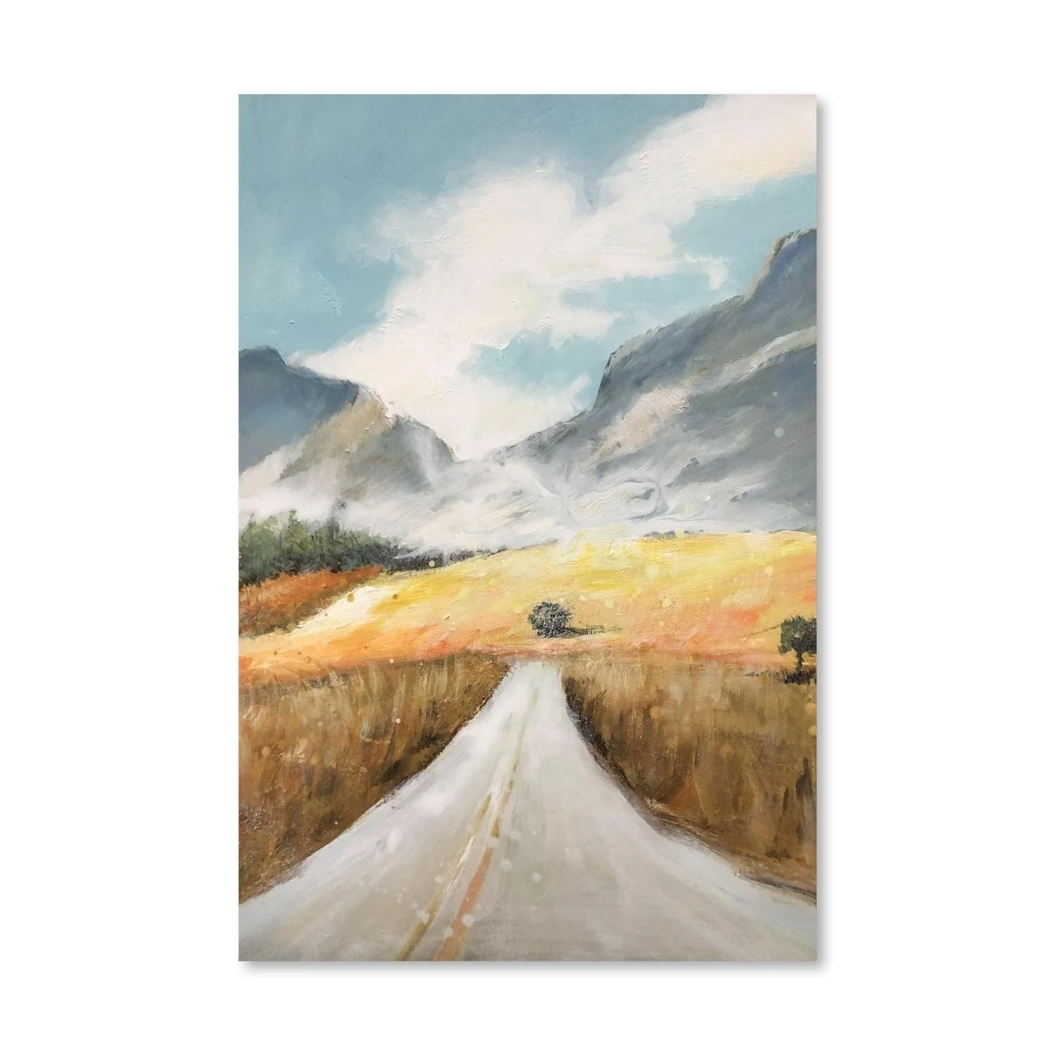 Country Road Oil Painting - Image 3