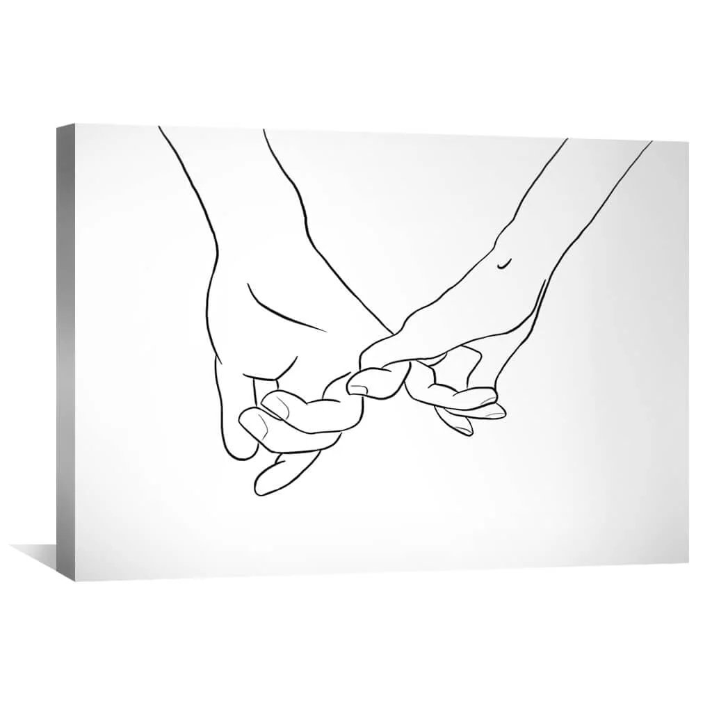 Couple Hands Canvas - Image 2