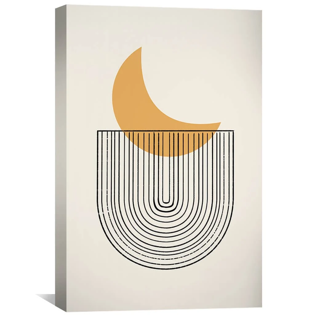 Crescent Moon Canvas - Image 2