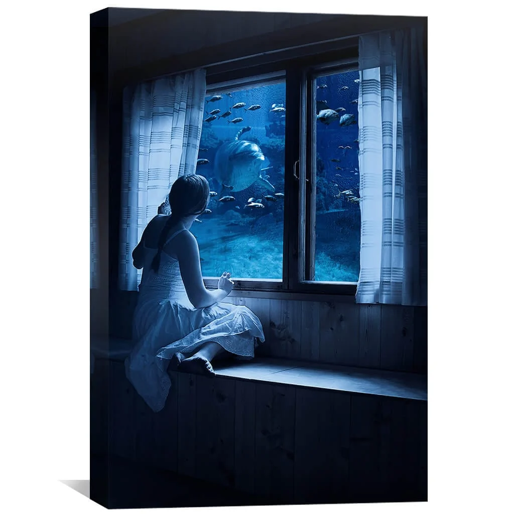 Deep Ocean Fantasy Canvas - Image 2
