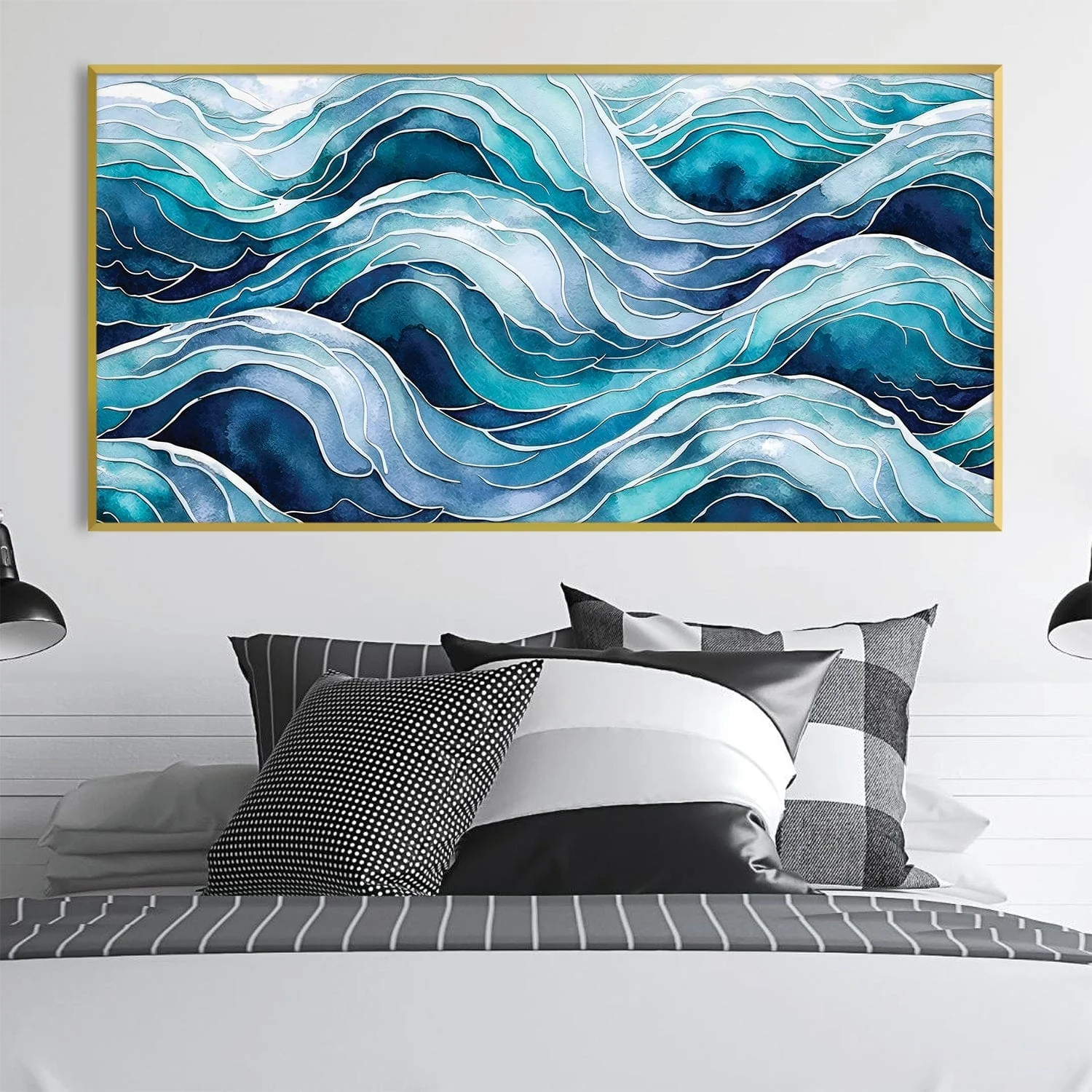 Defined Waves Canvas - Image 2