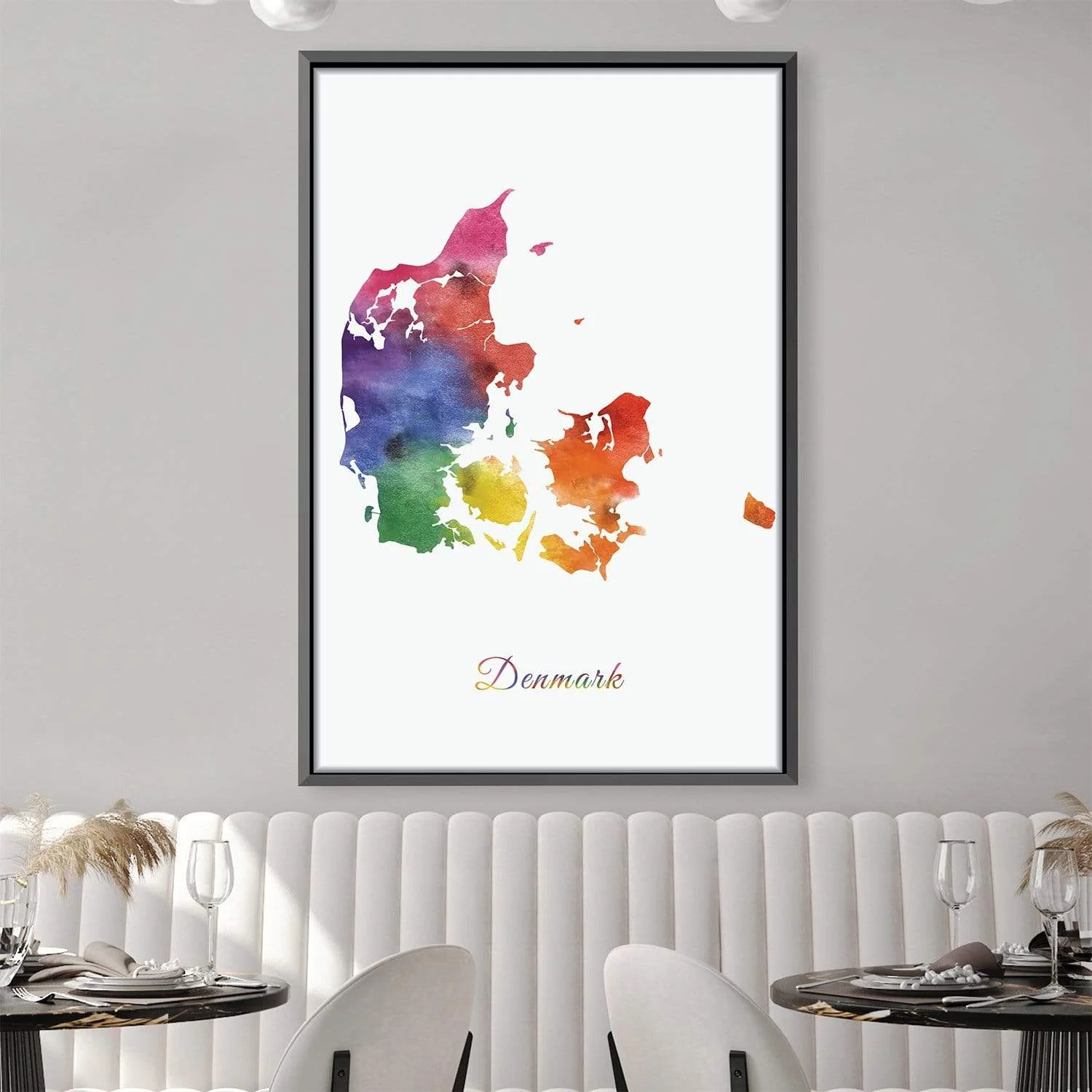 Denmark Rainbow Canvas - Image 3