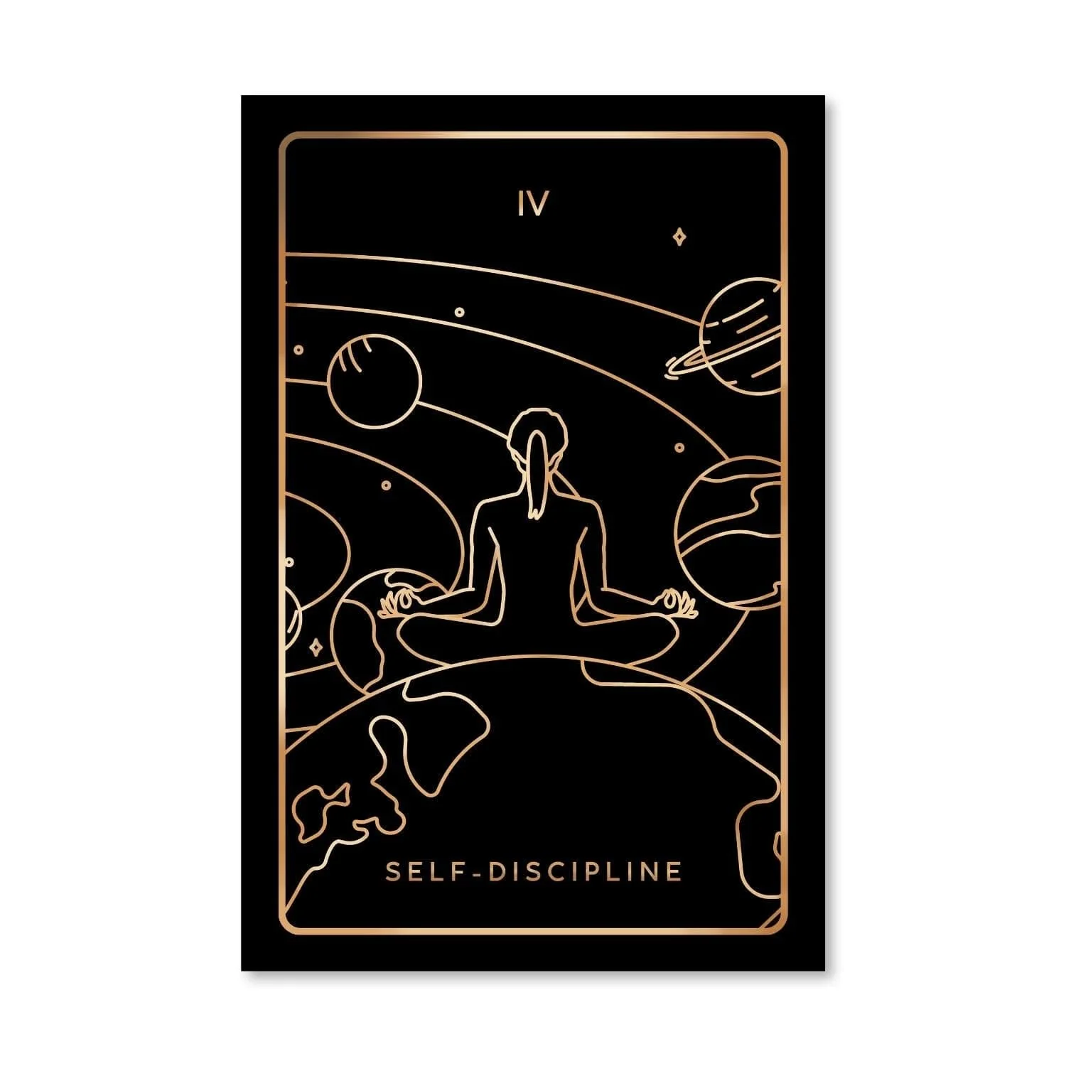 Discipline Tarot Card Canvas - Image 6