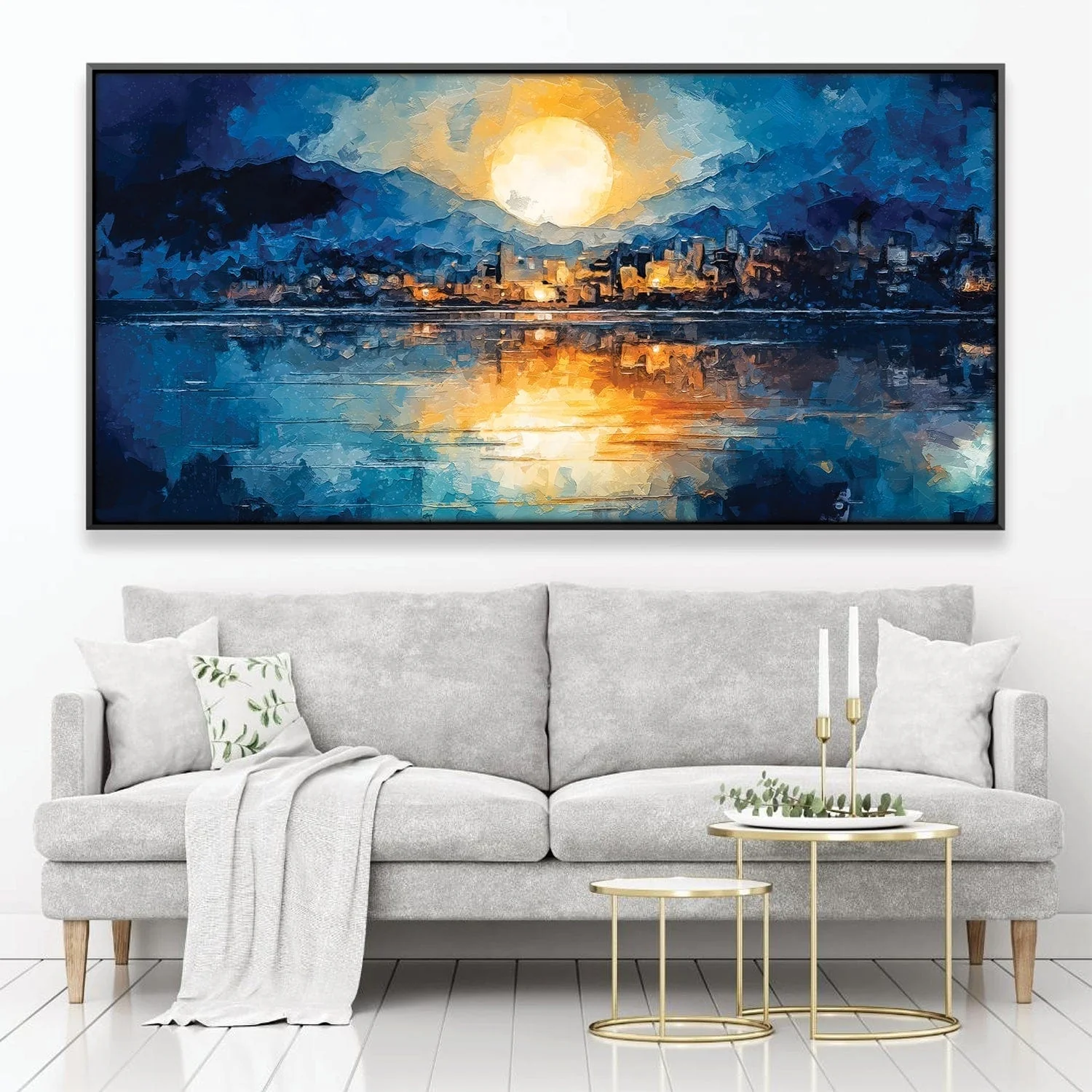 Dusk on the Waterfront Canvas