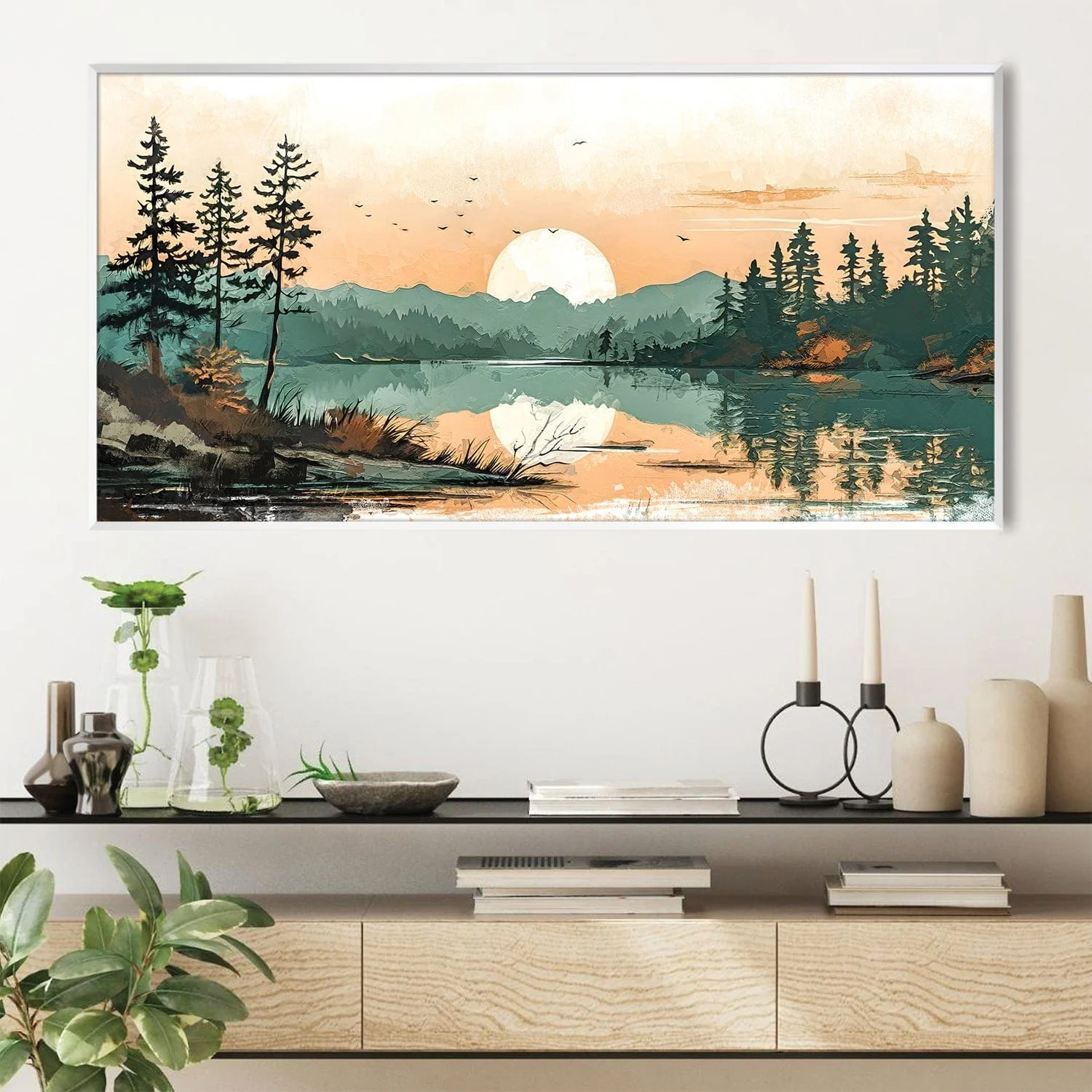 Dusk Reflections Canvas - Image 3