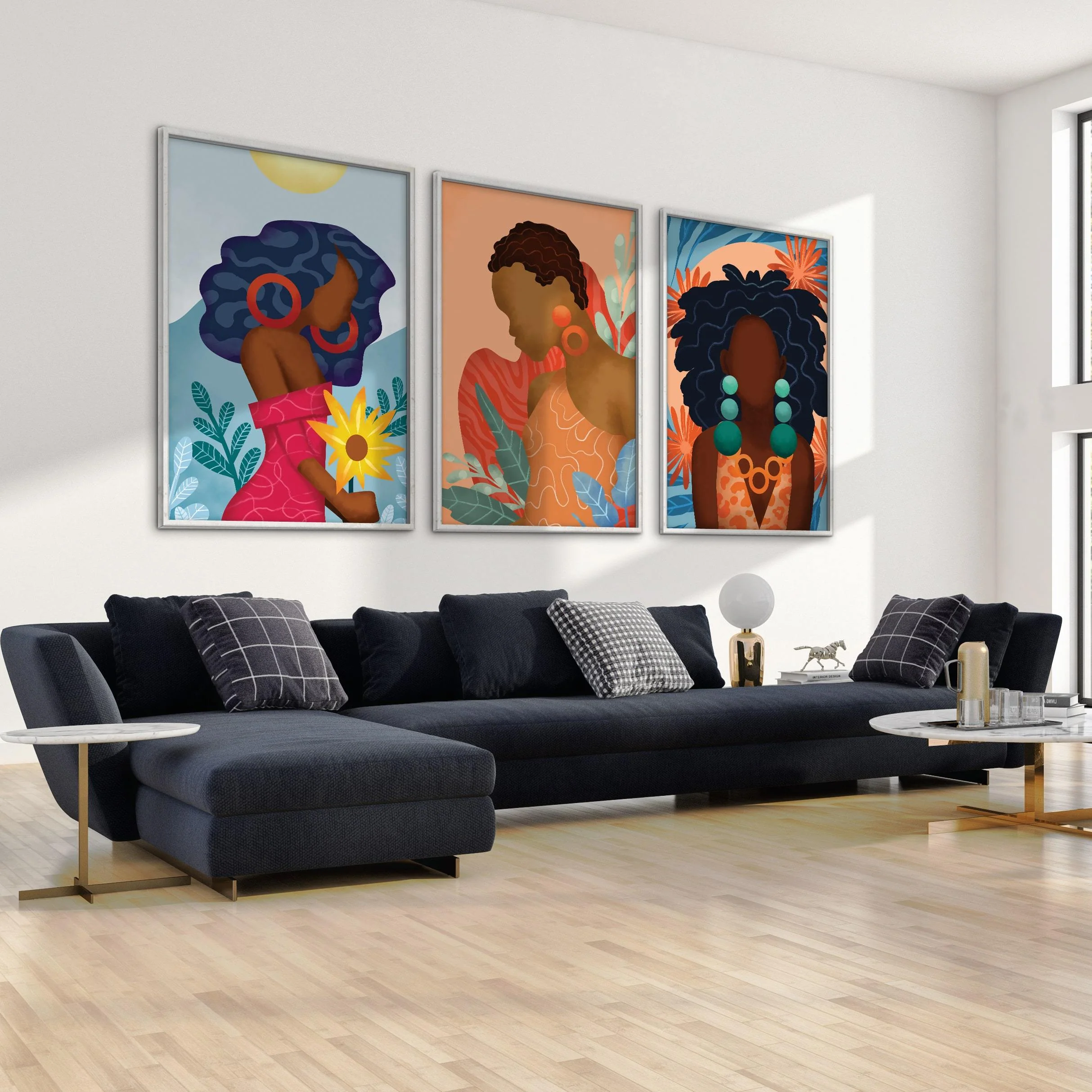Dynamic Woman Canvas - Image 4