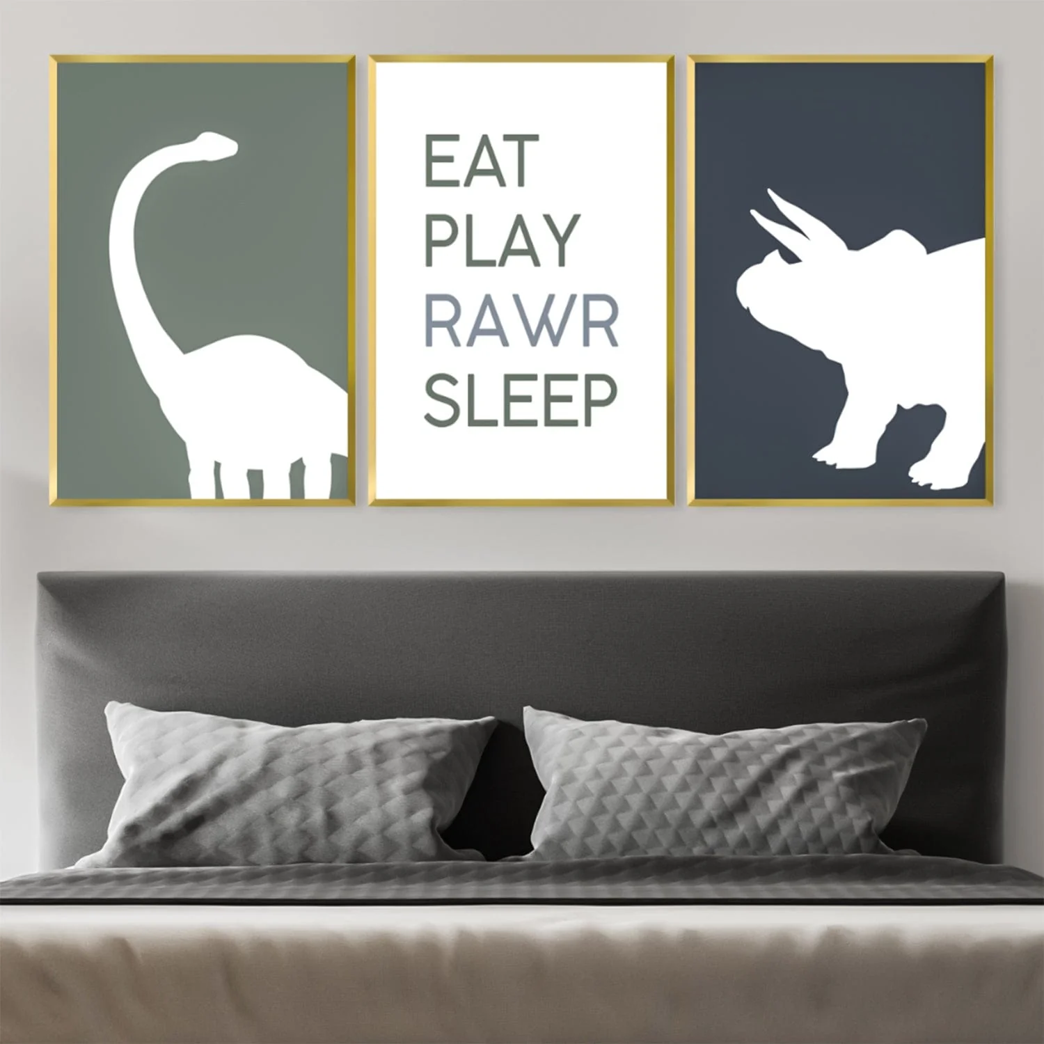 Eat Play Rawr Sleep Canvas - Image 2