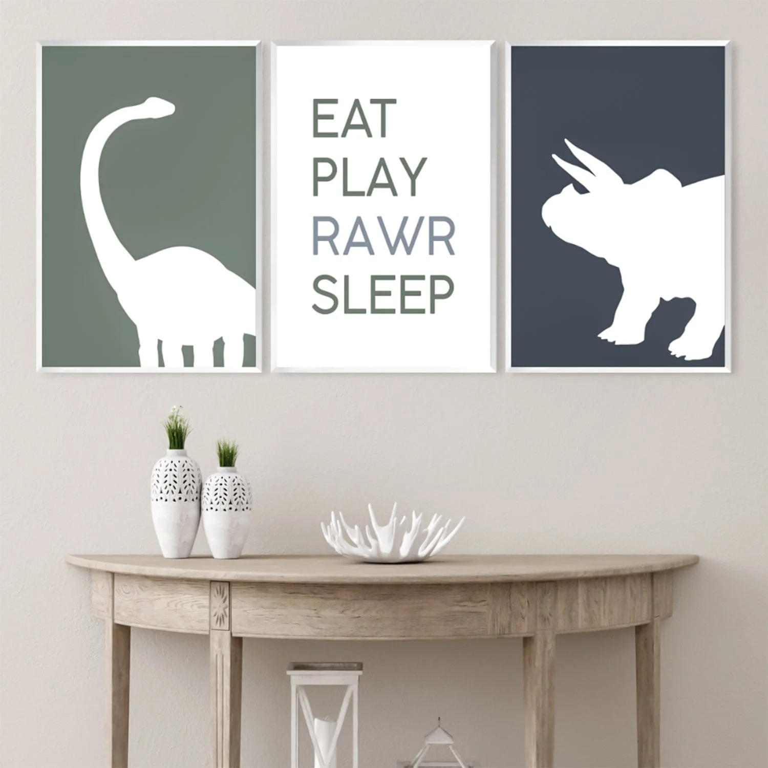 Eat Play Rawr Sleep Canvas - Image 3