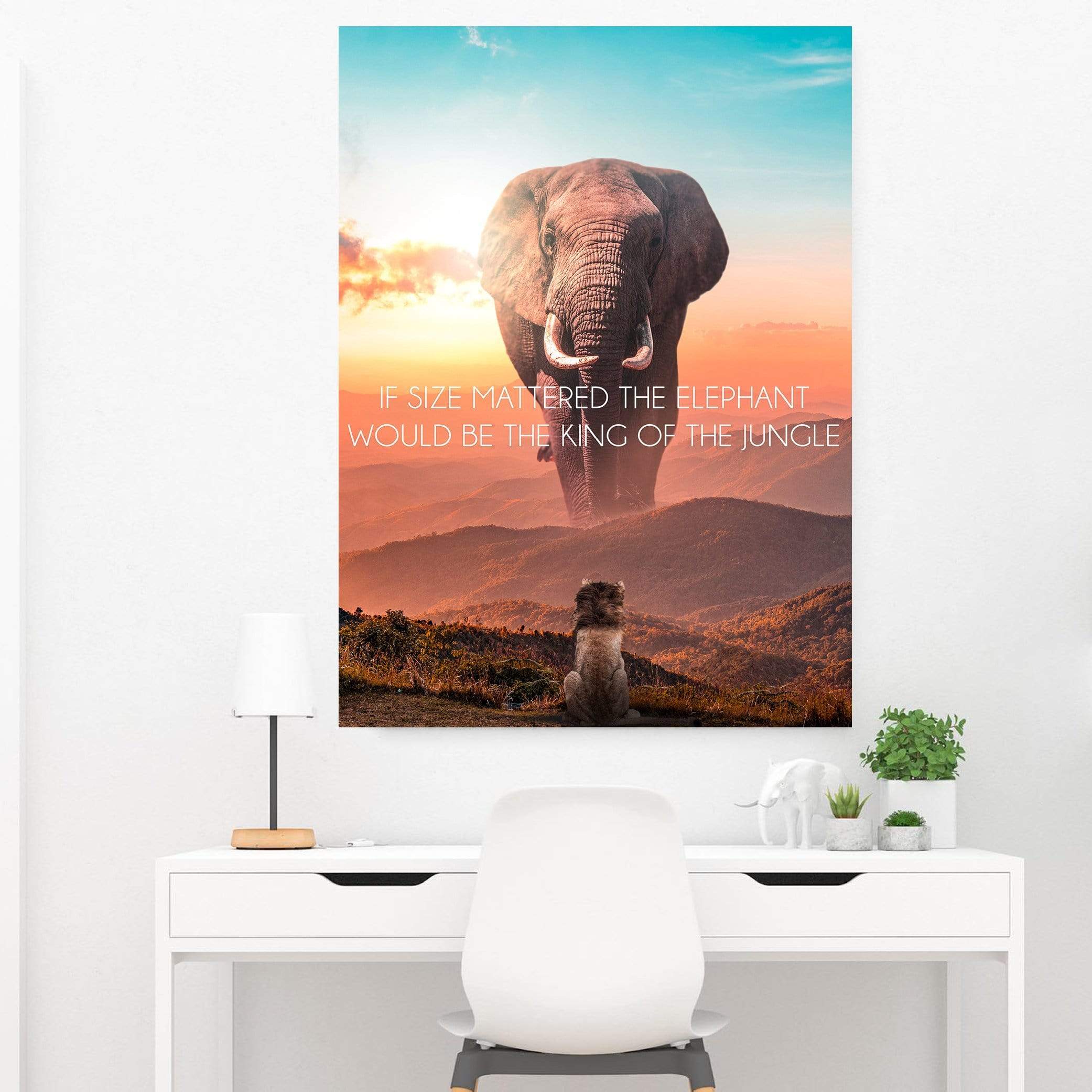 Elephant Jungle Canvas - Image 3