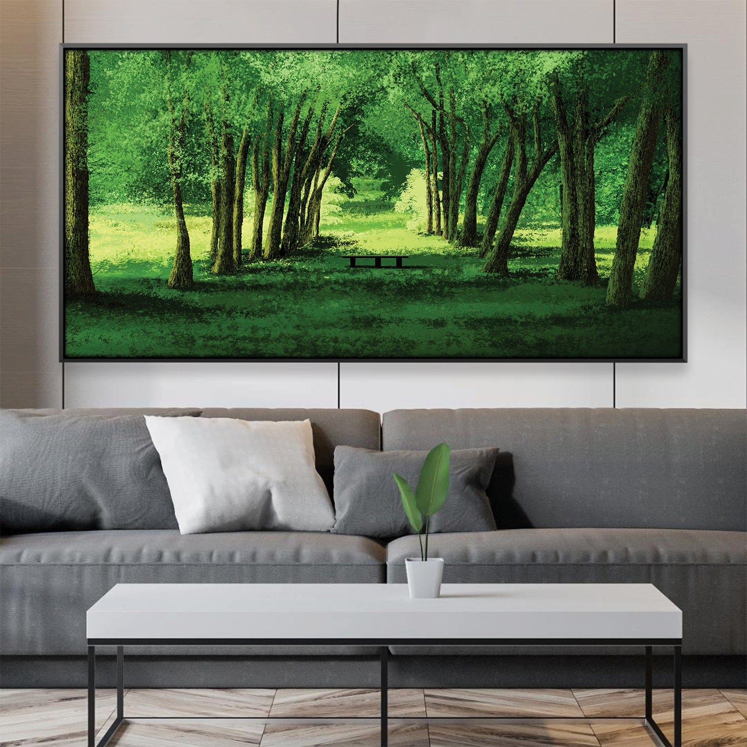 Emerald Grove Canvas