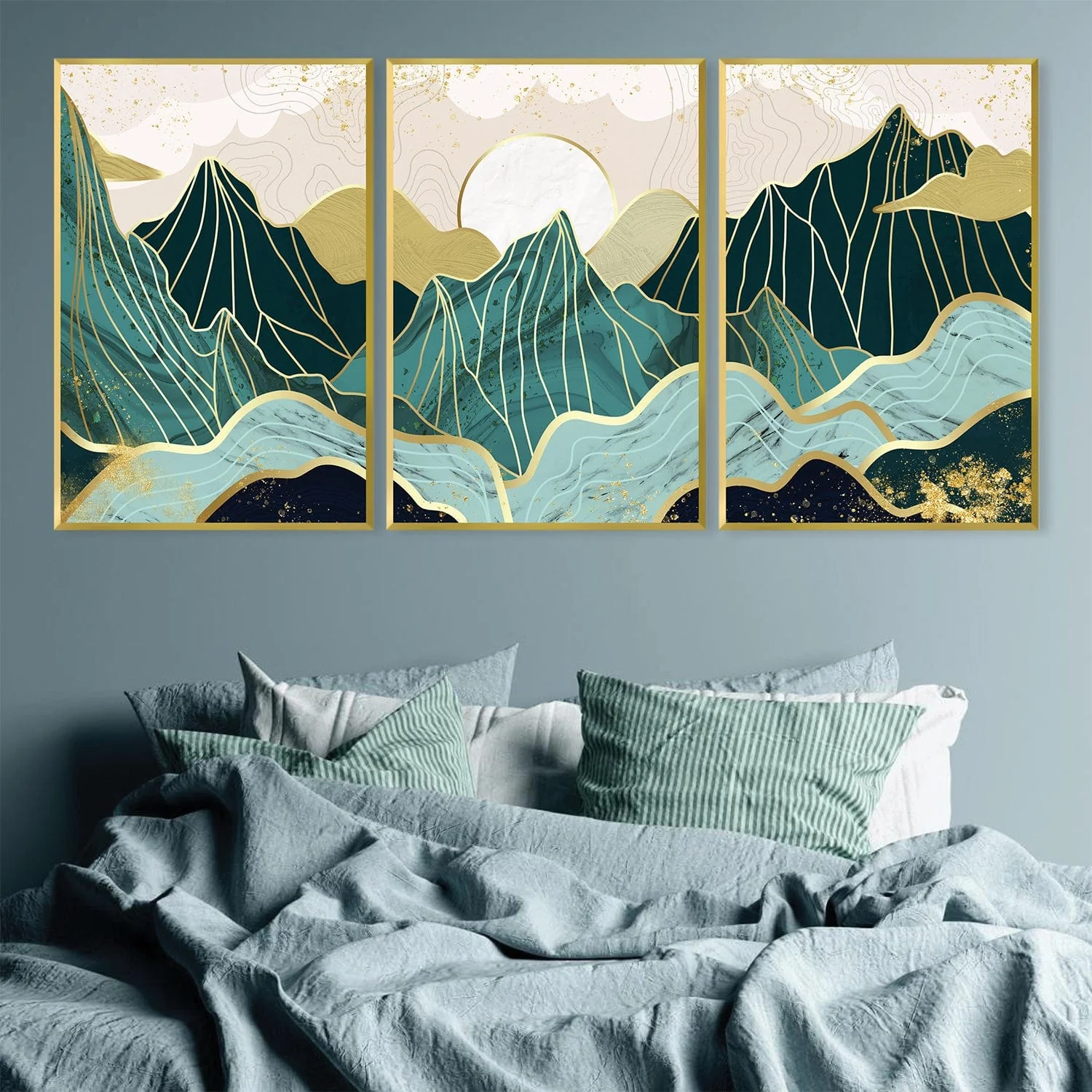 Emerald Mountains Canvas - Image 2