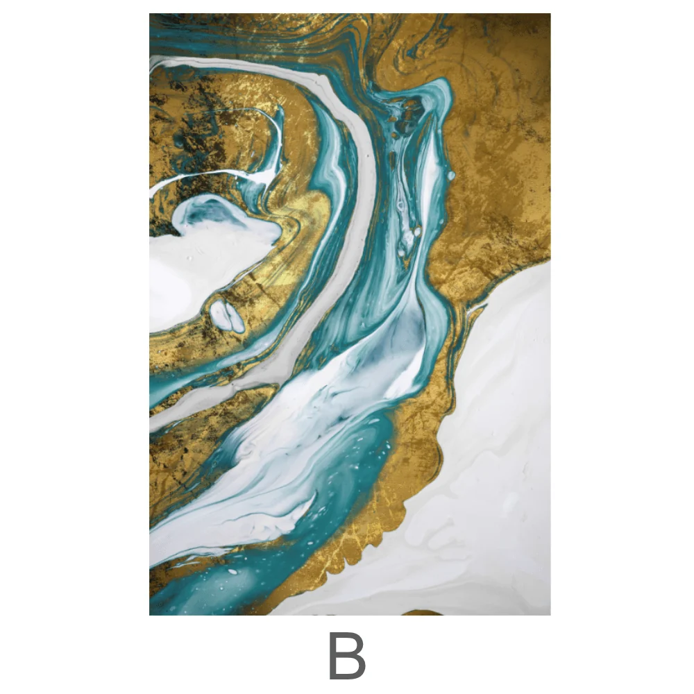 Emerald Splash Canvas - Image 5